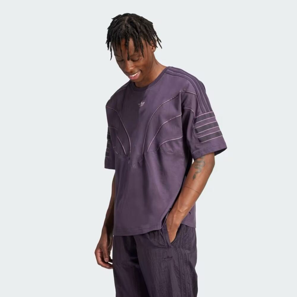 Adidas Atlanta Stone Purple Tee